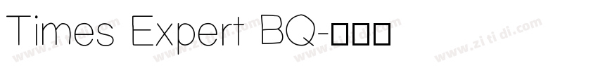 Times Expert BQ字体转换